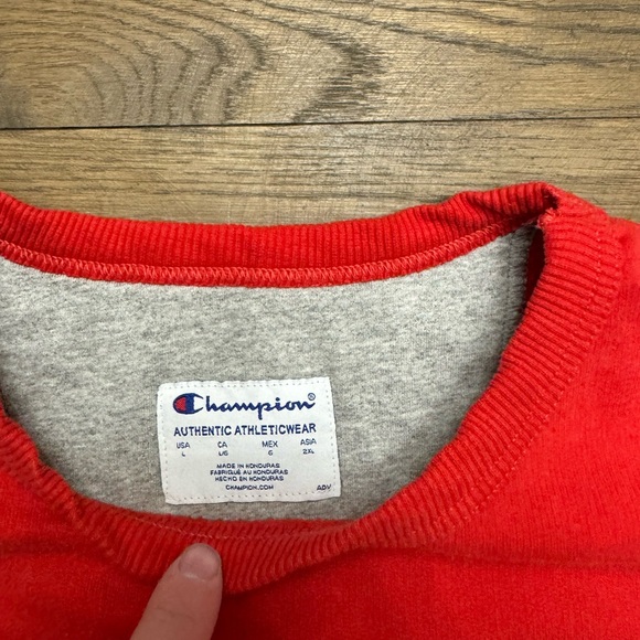 Champion Men’s Crewneck Sweater Size L - Picture 2 of 6